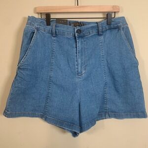 Lucky and Blessed NWT High Rise Denim Shorts Size 16